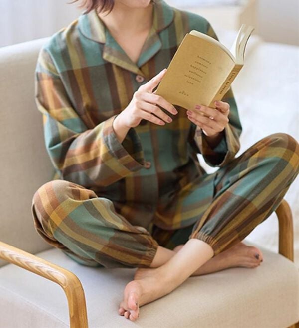 LAVIENNE（ラヴィエンヌ）の「綿１００％ふんわり柔か微起毛パジャマ（パジャマ・ルームウェア）」｜詳細画像