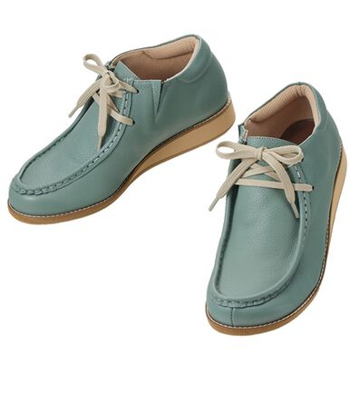 ルフラン（ルフラン）の「外反母趾対応　メディフィット　５Ｅゆったりカジュアルモカシューズ（フラットシューズ）」