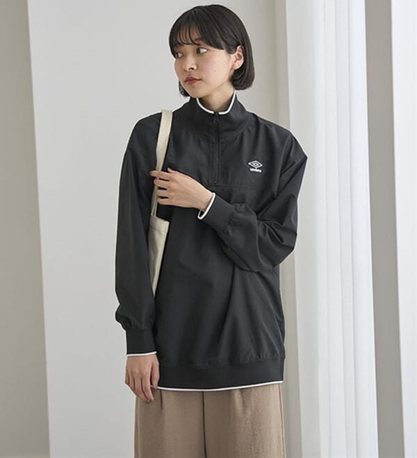 BELLUNA（ベルーナ）の「＜ｕｍｂｒｏ＞ハーフジッププルオーバー（カットソー）」｜詳細画像