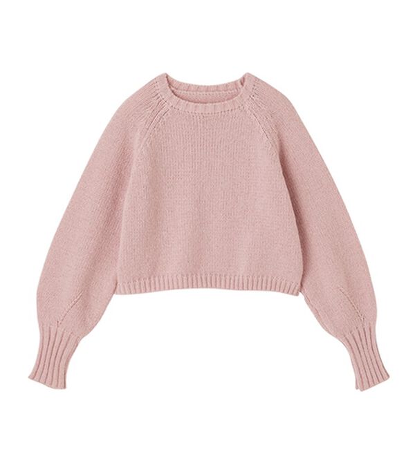 GeeRA（ジーラ）の「ボリュームスリーブショートニット（ニット・セーター）」｜詳細画像