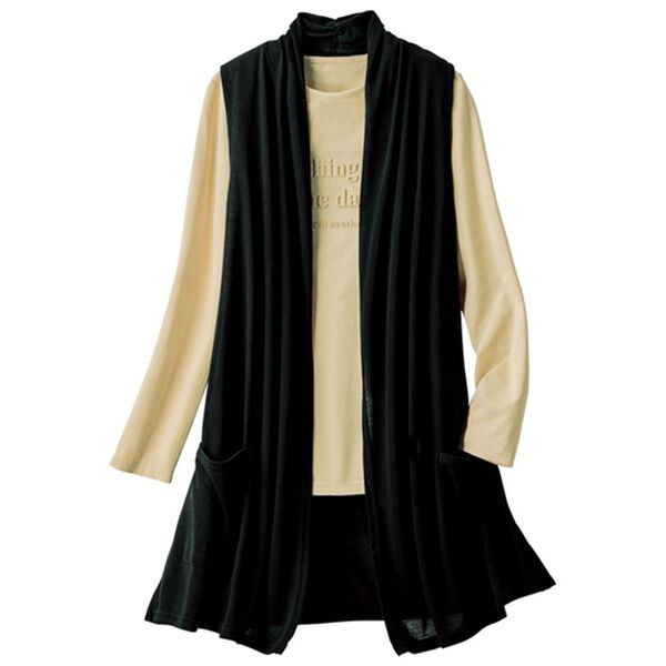 ルフラン（ルフラン）の「【２着組】ロゴＴシャツ＆ベスト＜ティアーズ＞（アンサンブル）」｜詳細画像