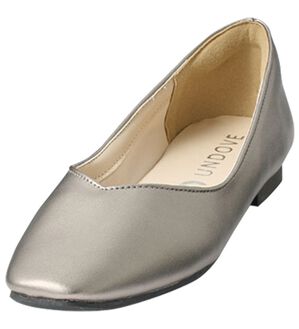 BELLUNA（ベルーナ）の「はっ水！フラットシューズ（パンプス）」｜シルバー