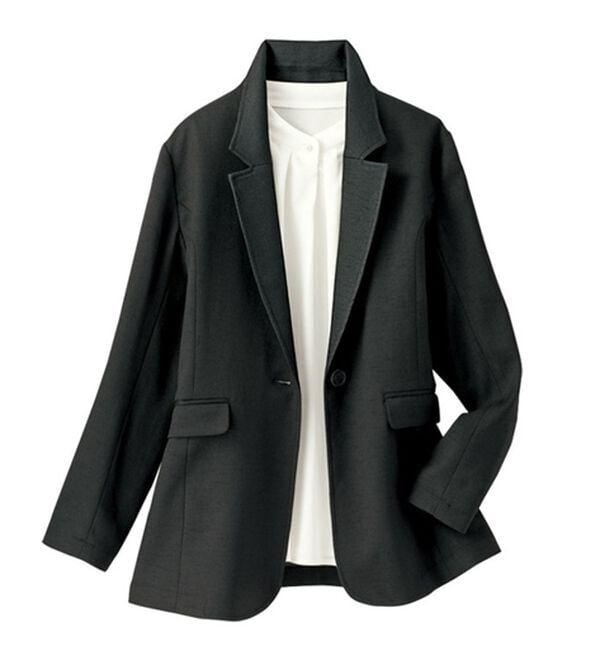 BELLUNA（ベルーナ）の「＜楽スタフィット＞テーラードジャケット（テーラードジャケット）」｜詳細画像