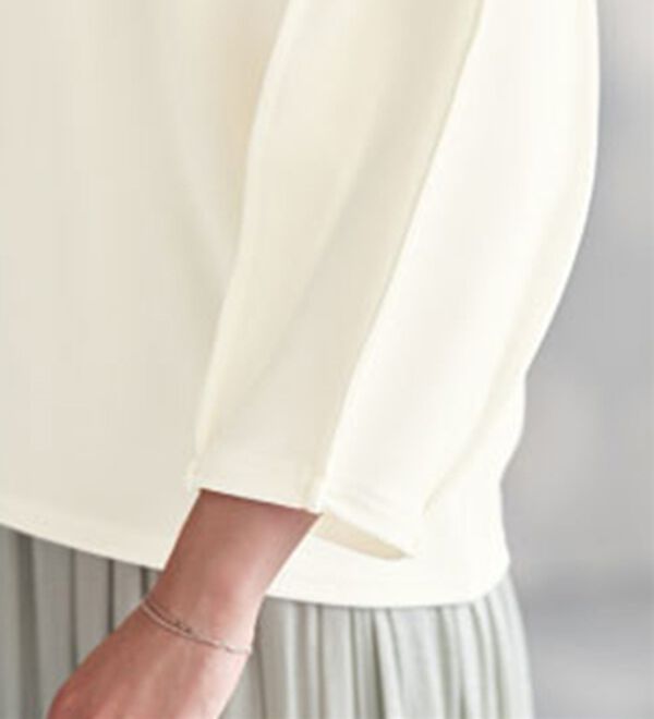 BELLUNA（ベルーナ）の「袖ボリュームタックプルオーバー（カットソー）」｜詳細画像