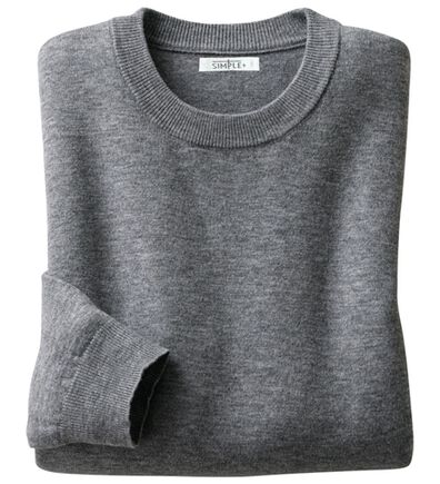 「＜シンプル＆プラス＞毎日着たいシンプルニット（メンズニット・セーター）」