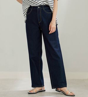 BELLUNA（ベルーナ）の「太すぎなくて「ちょうどいい！」ワイドストレートパンツ（フルレングスパンツ）」｜詳細画像