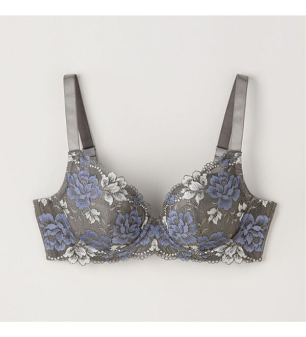 LAVIENNE（ラヴィエンヌ）の「グラマーさんの小胸見せブラ（ブラジャー）」｜チャコール