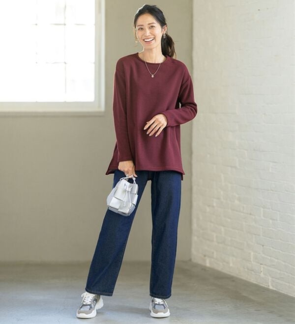 ルフラン（ルフラン）の「【４色組】毎日の主役！裏ファープルオーバー（カットソー）」｜詳細画像