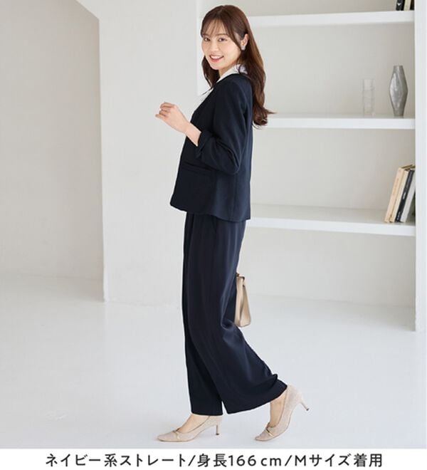 alotta（アロッタ）の「【選べるパンツ】洗える！３点セット着回し力抜群スーツ（その他スーツ）」｜詳細画像