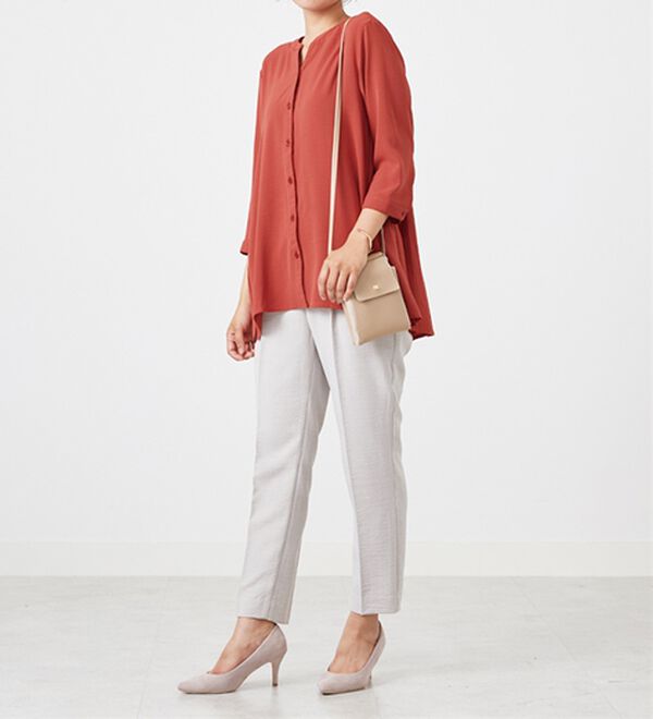 BELLUNA（ベルーナ）の「【新色追加】機能付！バックプリーツチュニック（チュニック）」｜詳細画像