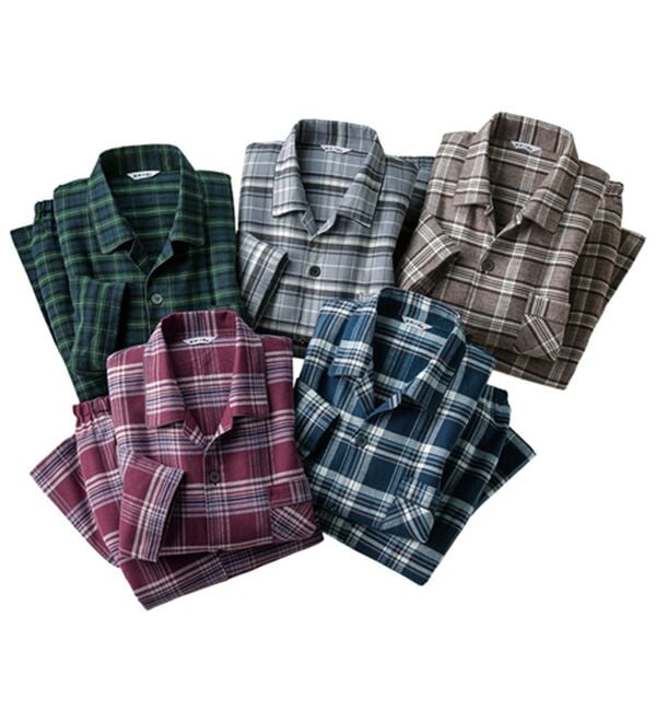 「日本製わたに包まれる無撚糸パジャマ（メンズルームウェア）」｜詳細画像