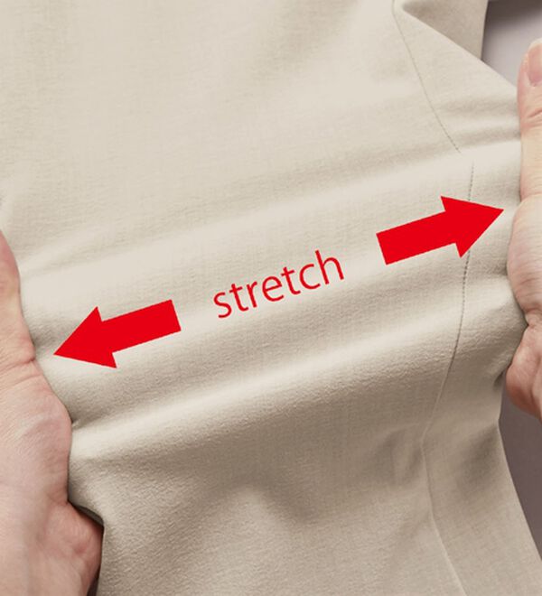 BELLUNA（ベルーナ）の「＜爽楽＞ストレッチワイドパンツ（フルレングスパンツ）」｜詳細画像