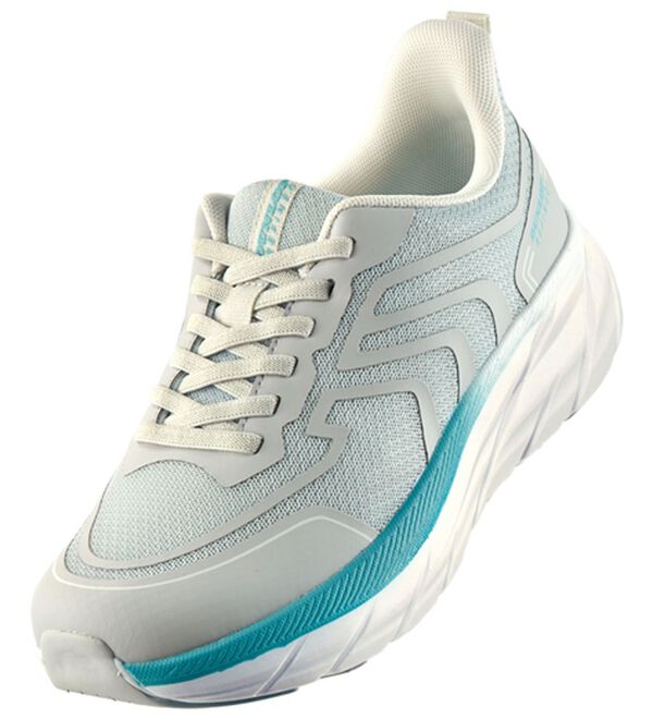 BELLUNA（ベルーナ）の「＜ダンロップリファインド＞５Ｅ軽量ウォーキングシューズ（スニーカー）」｜グレー