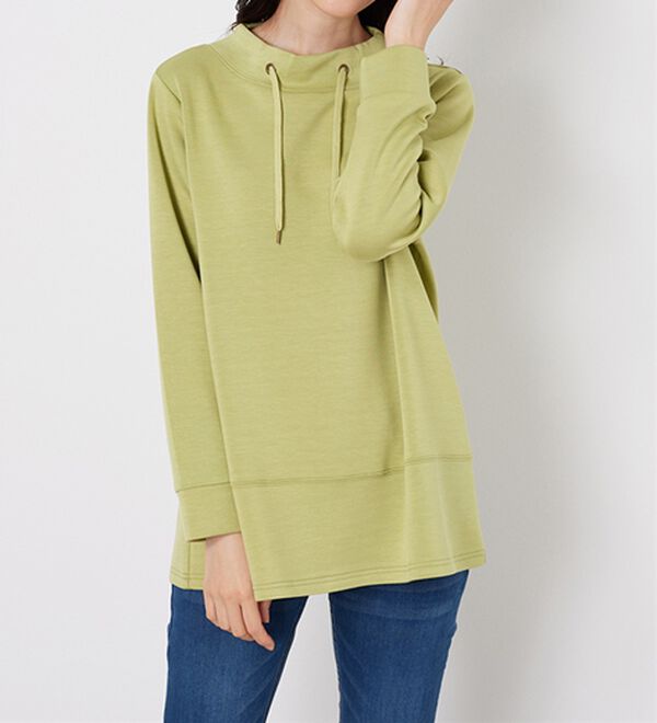 BELLUNA（ベルーナ）の「ワイドネック切替デザインプルオーバー（カットソー）」｜詳細画像