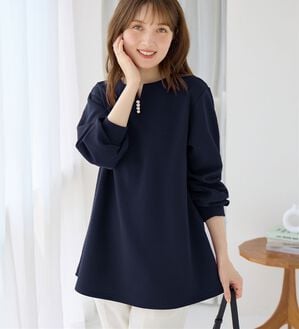 alotta（アロッタ）の「【イージーケア】裏起毛フワぽかエンボスチュニック（チュニック）」｜詳細画像