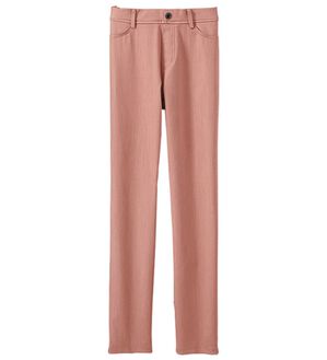 BELLUNA（ベルーナ）の「涼やか裏メッシュストレートパンツ（フルレングスパンツ）」｜コーラル