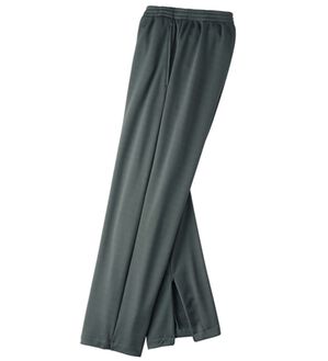 「日本製　裏起毛あったか裾ファスナー付パンツ（フルレングスパンツ）」｜グレー