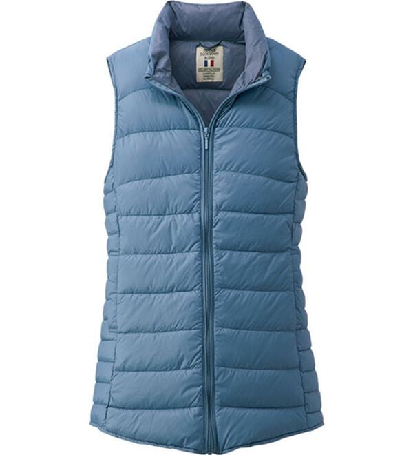 BELLUNA（ベルーナ）の「フレンチダウン使いロング丈ベスト（ベスト）」｜ブルー