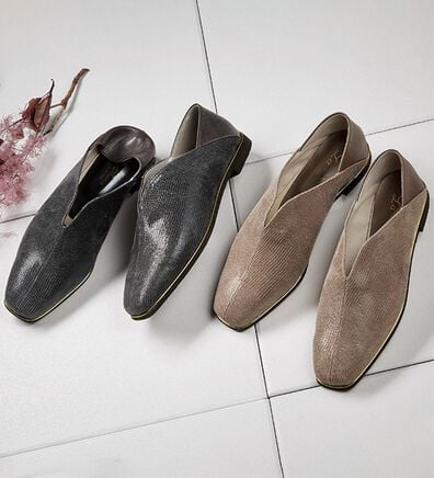 ルフラン（ルフラン）の「やわらかピッグレザー２ｗａｙパンプス（パンプス）」