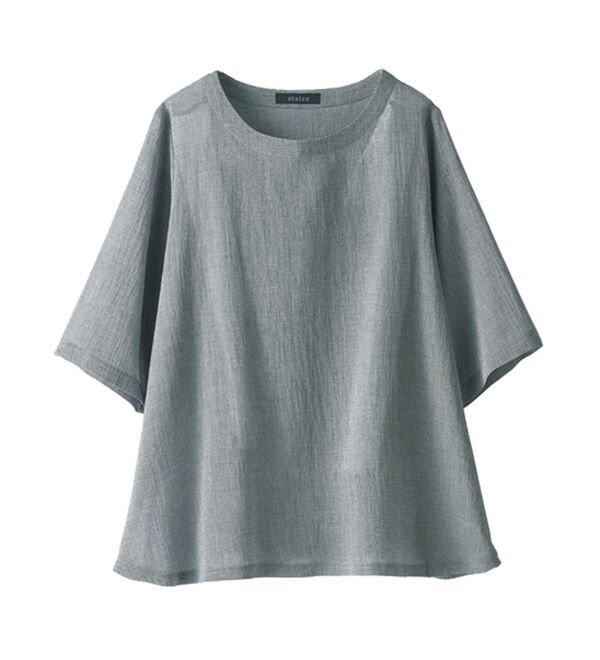 BELLUNA（ベルーナ）の「さらっと快適！Tシャツ見えブラウス（ブラウス）」｜詳細画像