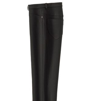 BELLUNA（ベルーナ）の「すっきり伸びる！ハイテンション美脚パンツ　ストレート（フルレングスパンツ）」｜黒