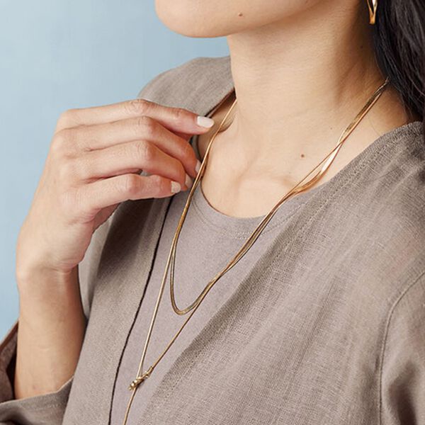 BELLUNA（ベルーナ）の「麻混ガーゼ調素材トッパージャケットアンサンブル（その他ジャケット）」｜詳細画像