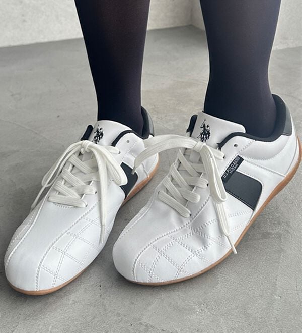 GeeRA（ジーラ）の「【ＵＳ．ＰＯＬＯ．ＡＳＳＮ】ラインスニーカー（スニーカー）」｜詳細画像