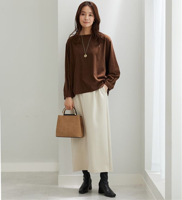 BELLUNA（ベルーナ）の「ふんわりコーデュロイ素材プルオーバー（カットソー）」｜詳細画像