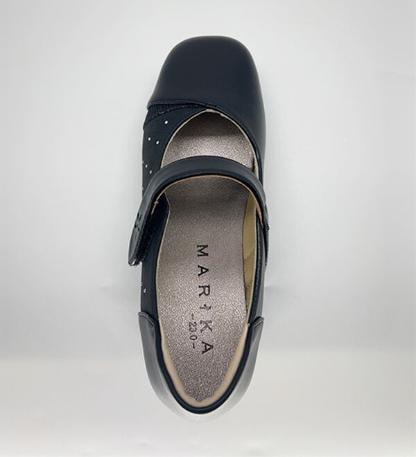 BELLUNA（ベルーナ）の「４Ｅ異素材使い甲ベルト付美脚シューズ（パンプス）」｜詳細画像