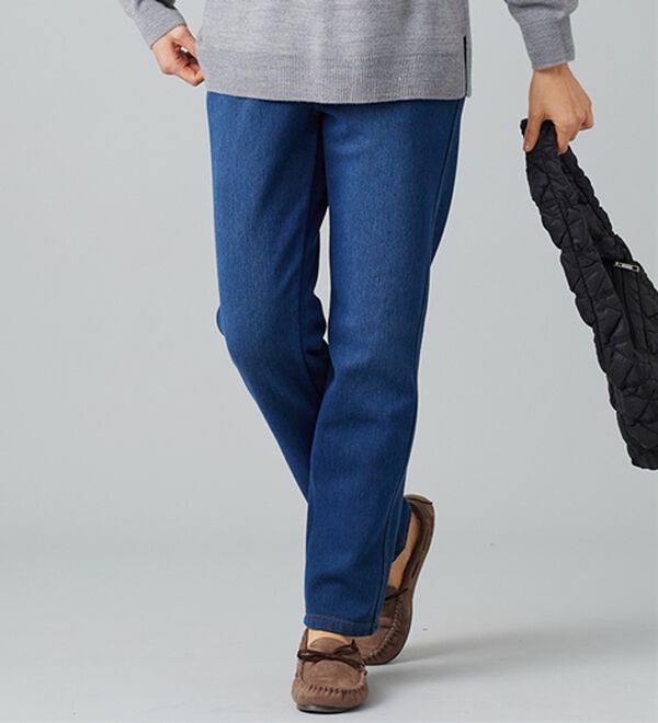 BELLUNA（ベルーナ）の「裏ベロアストレッチ素材レギンスパンツ【Prima fit pants】（スパッツ・レギンス）」｜詳細画像