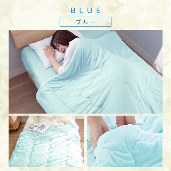 iellio（イエリオ）の「ひんやりッチ　リバーシブル冷感とろける肌掛布団＜ブランケット・夏用掛布団＞（掛布団）」｜詳細画像