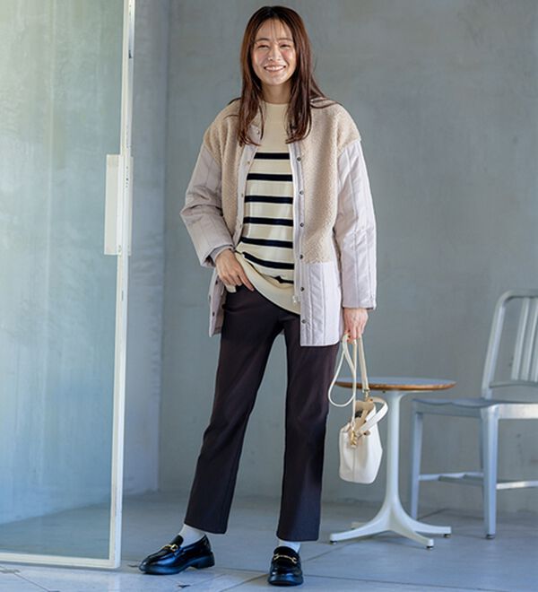 BELLUNA（ベルーナ）の「【新色追加】もちもち素材ハイネックニットプルオーバー（ニット・セーター）」｜詳細画像