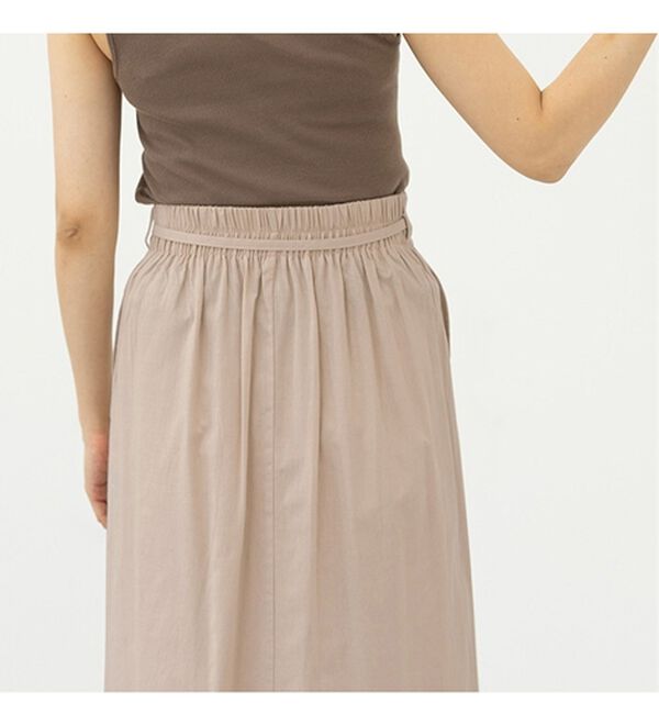 GeeRA（ジーラ）の「リネンライクラップ風スカート（ロングスカート）」｜詳細画像