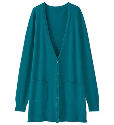 BELLUNA（ベルーナ）の「ヨレにくい！綿１００％ニットカーディガン（ニットカーディガン）」