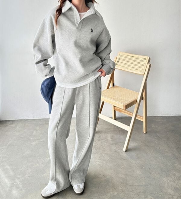 GeeRA（ジーラ）の「【U.S.POLO ASSN.】表ピーチポロ衿スウェット（カットソー）」｜詳細画像