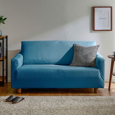 iellio（イエリオ）の「お買得！ワッフルソファカバー＜洗える・伸縮・ソファーカバー・肘あり・肘なし・１人掛・２人掛・３人掛＞（ソファーカバー）」