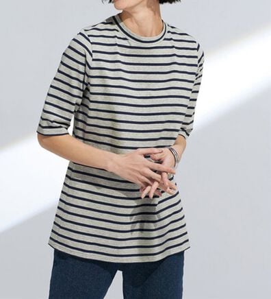 BELLUNA（ベルーナ）の「綿１００％抗菌防臭汗ジミ対策プルオーバー（カットソー）」