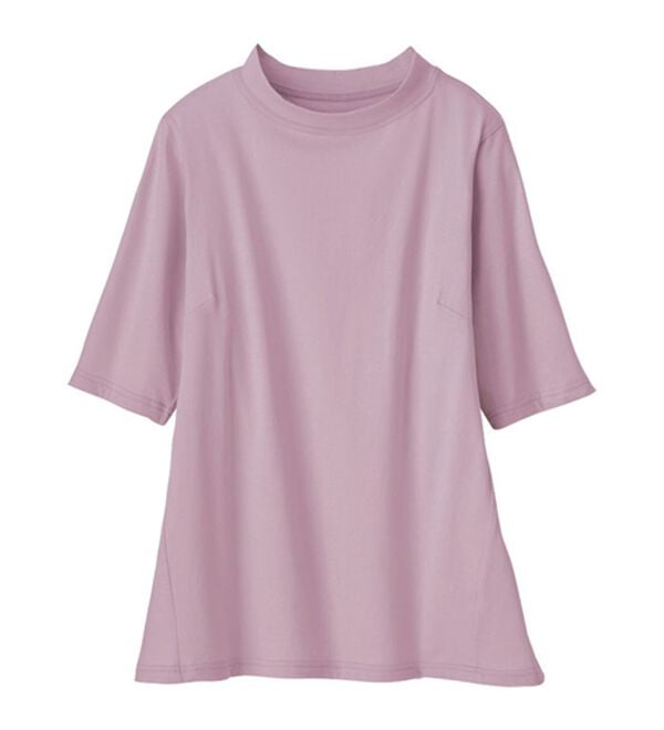 「【３色組】綿１００％サイド切替スタンド衿Ｔシャツ（カットソー）」｜詳細画像