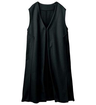VINNO（ヴィノ）の「カットメルトンロングジレ（ジレ）」