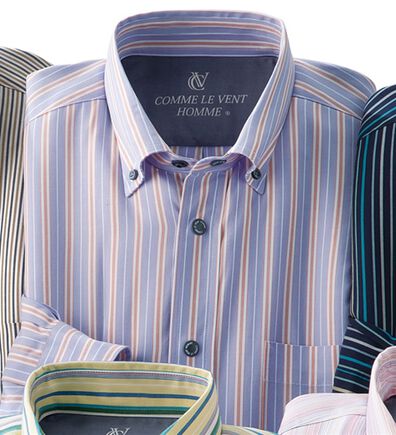 「＜コムルヴァン・オム＞毎日快適ソフトオックスシャツ（メンズシャツ）」