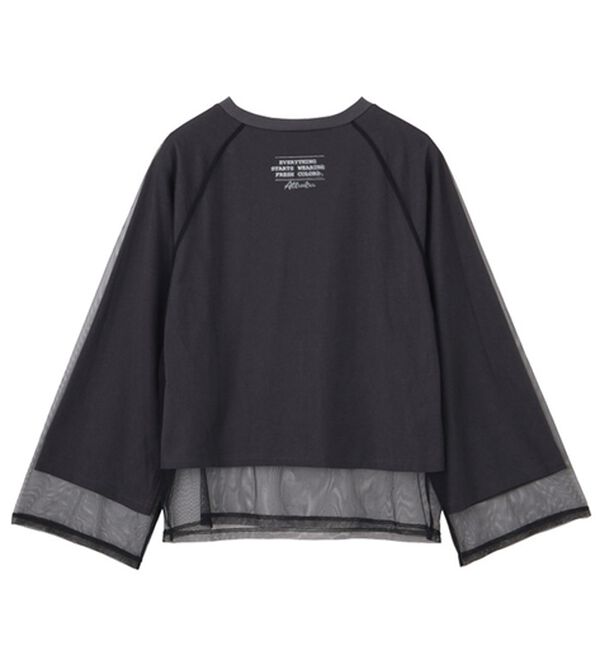 GeeRA（ジーラ）の「チュールレイヤードロンＴ（Tシャツ）」｜詳細画像