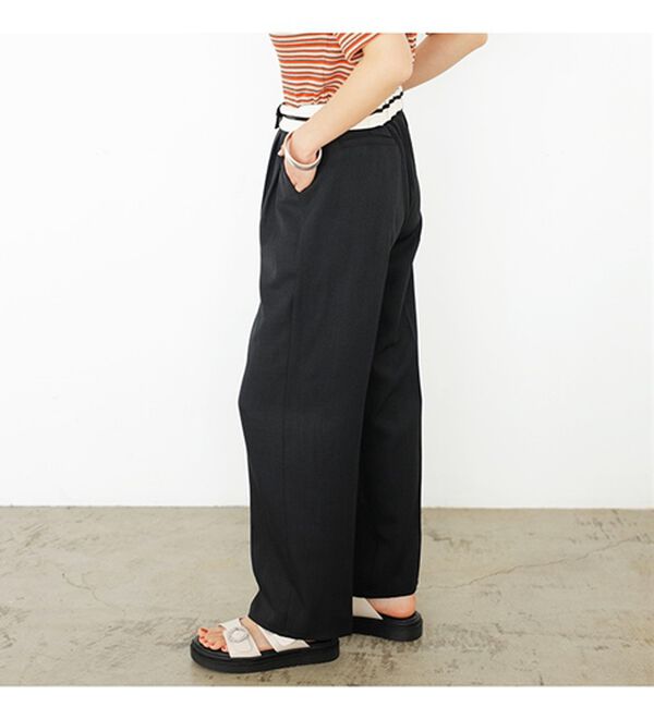 GeeRA（ジーラ）の「２ＷＡＹハイウエストスラックスパンツ（フルレングスパンツ）」｜詳細画像