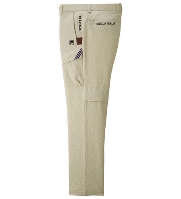 「＜フィラ＞３６０&deg;ベンチレーションシアサッカーパンツ（メンズスラックス）」｜ベージュ