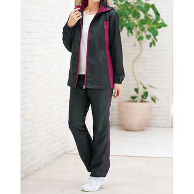 BELLUNA（ベルーナ）の「はっ水機能付！裏トリコット配色パンツ（フルレングスパンツ）」