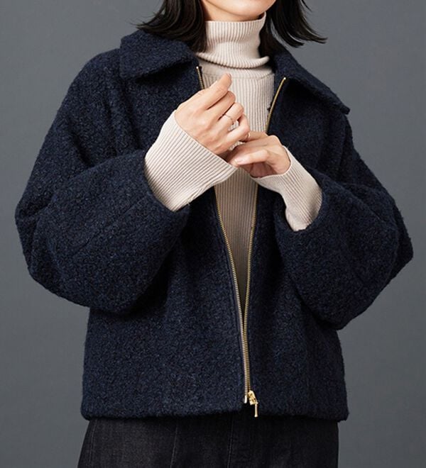 BELLUNA（ベルーナ）の「ブークレステンカラージャケット（その他ジャケット）」｜詳細画像