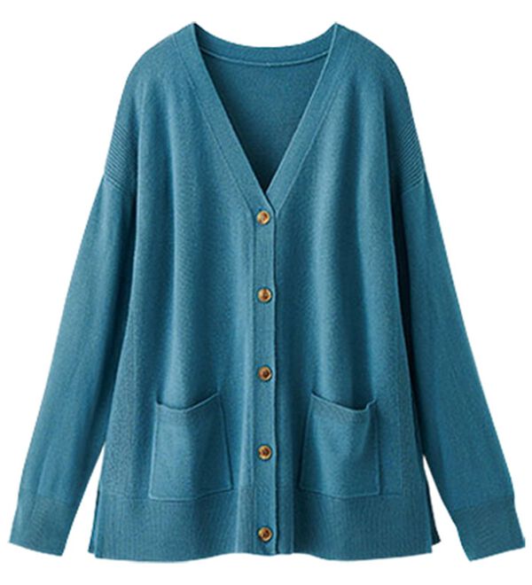 BELLUNA（ベルーナ）の「もちもちカシミヤタッチニットカーディガン（ニットカーディガン）」｜詳細画像