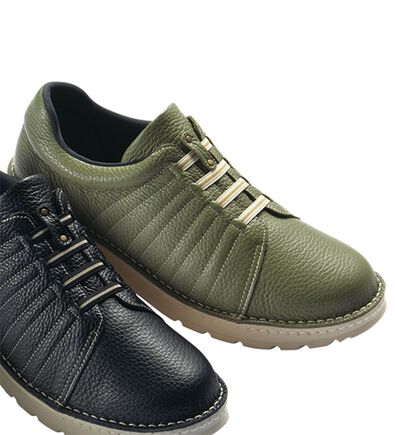 「履きやすさに驚き！日本製こだわりカジュアルシューズ（メンズスニーカー）」