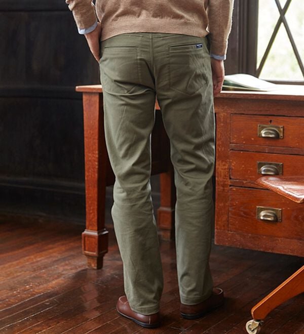 「＜コムルヴァン・オム・ウェルネス＞すっきりはける腰らくパンツ（メンズフルレングスパンツ）」｜詳細画像