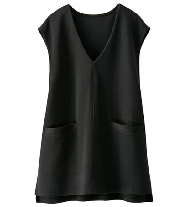 BELLUNA（ベルーナ）の「静電気防止インナー付Ｖネックベストアンサンブル（アンサンブル）」｜詳細画像