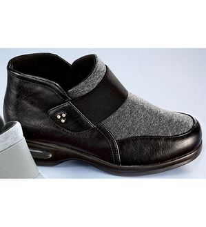 BELLUNA（ベルーナ）の「５Ｅエアソールストレッチショートブーツ（ブーツ）」｜黒